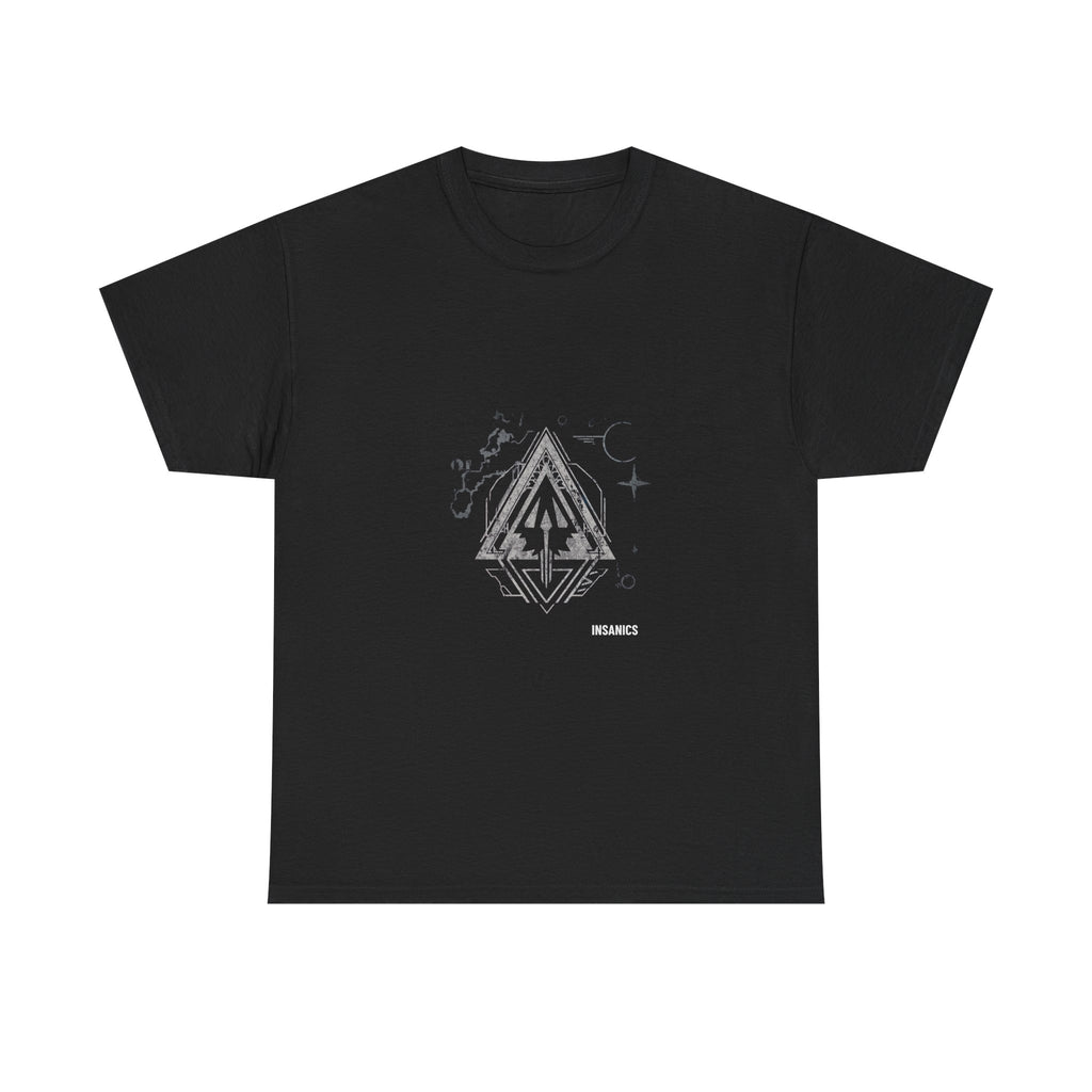 Minimal Night Sky Triangle - Unisex Heavy Cotton Tee