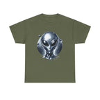 Alien Head Graphic - Unisex Heavy Cotton Tee