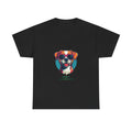 Pop‑Art Sunglasses Dog -  Unisex Heavy Cotton Tee