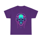 Neon Drip Skull - Unisex Heavy Cotton tee