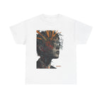 Artful Split Portrait - Unisex Heavy Cotton Tee