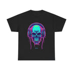 Neon Drip Skull - Unisex Heavy Cotton tee