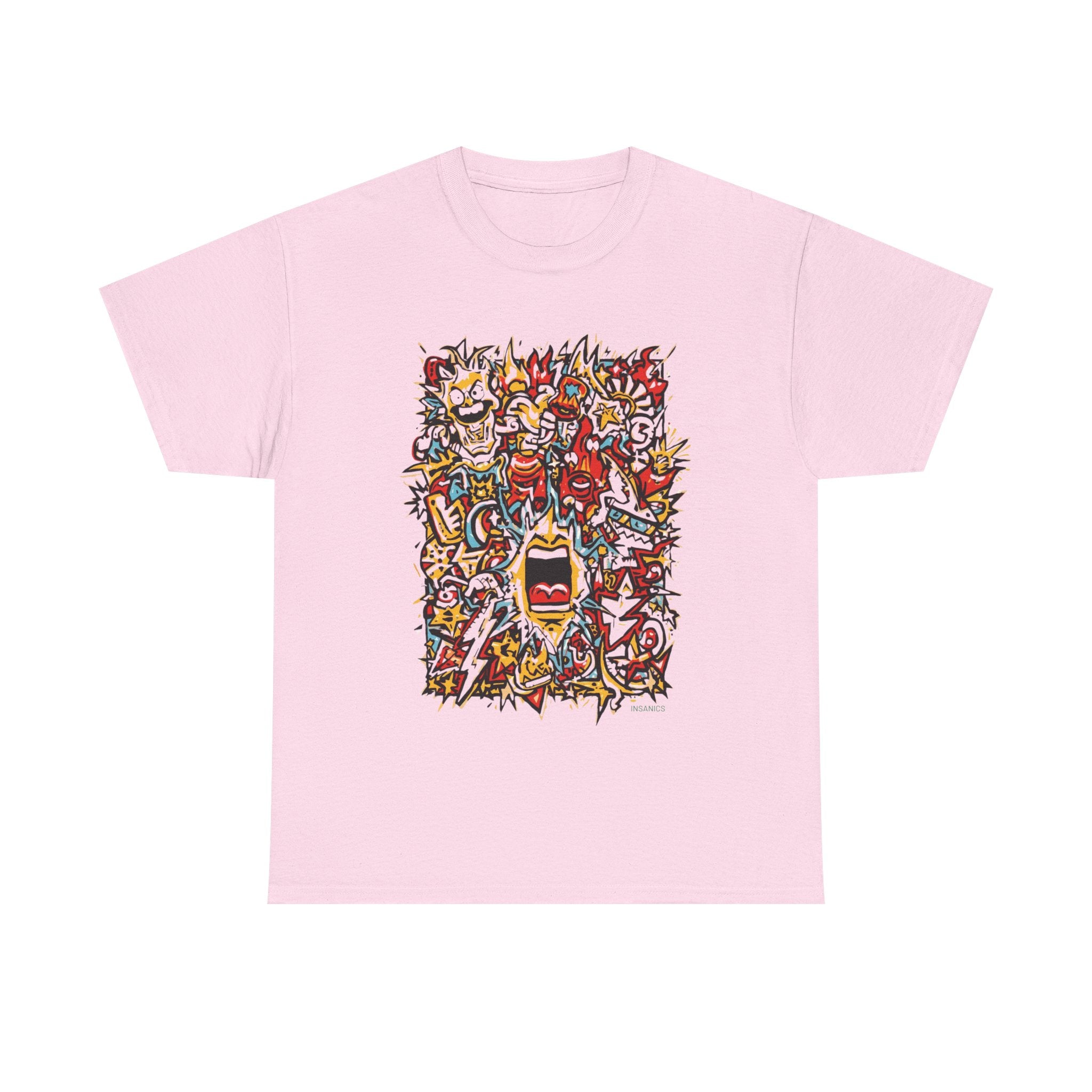 Street Art Collage - Unisex Heavy Cotton Tee