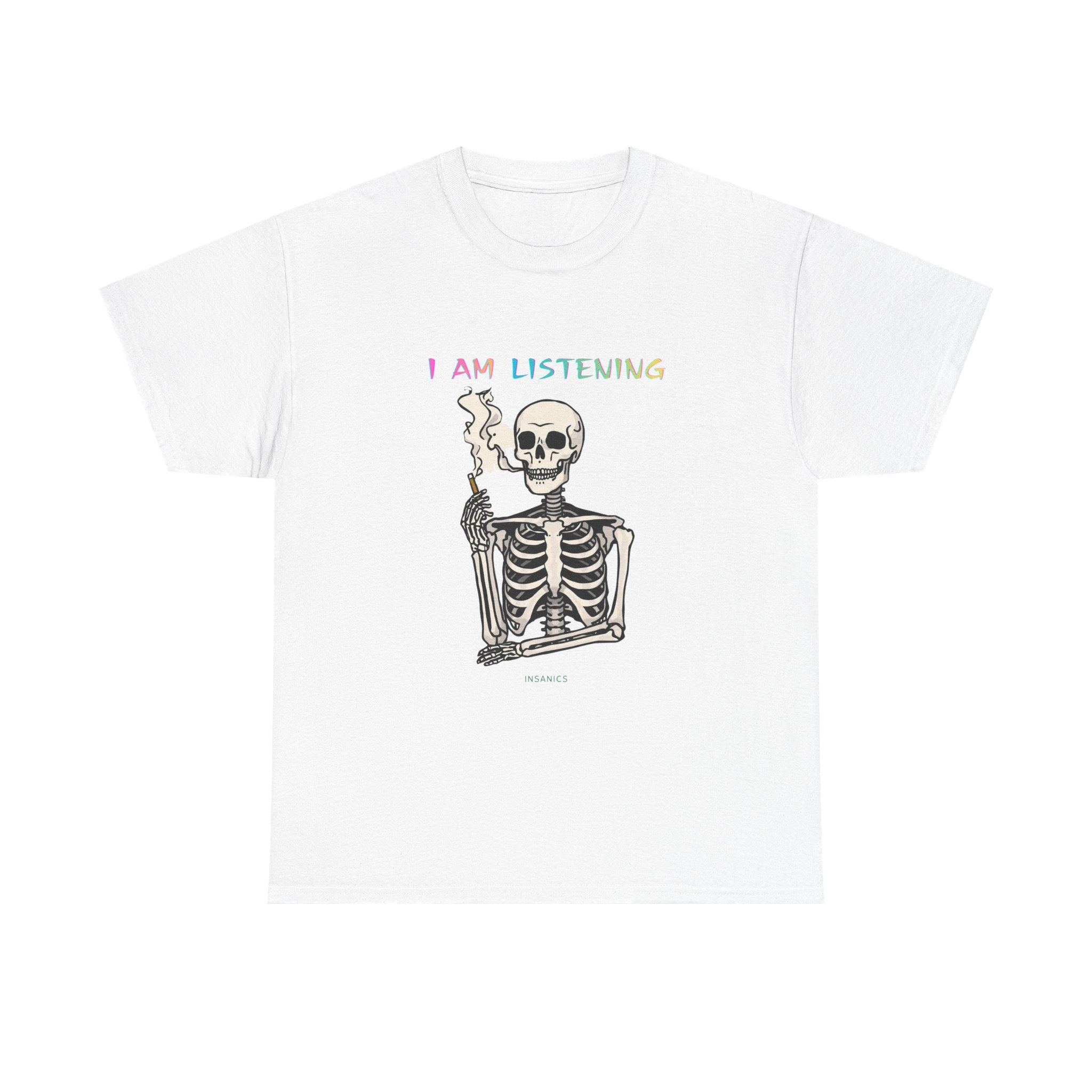 I Am Listening - Unisex Heavy Cotton Tee