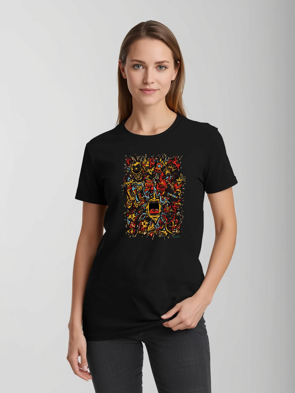 Street Art Collage - Unisex Heavy Cotton Tee