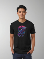 Dinosaur Mountain Dusk - Unisex Heavy Cotton Tee