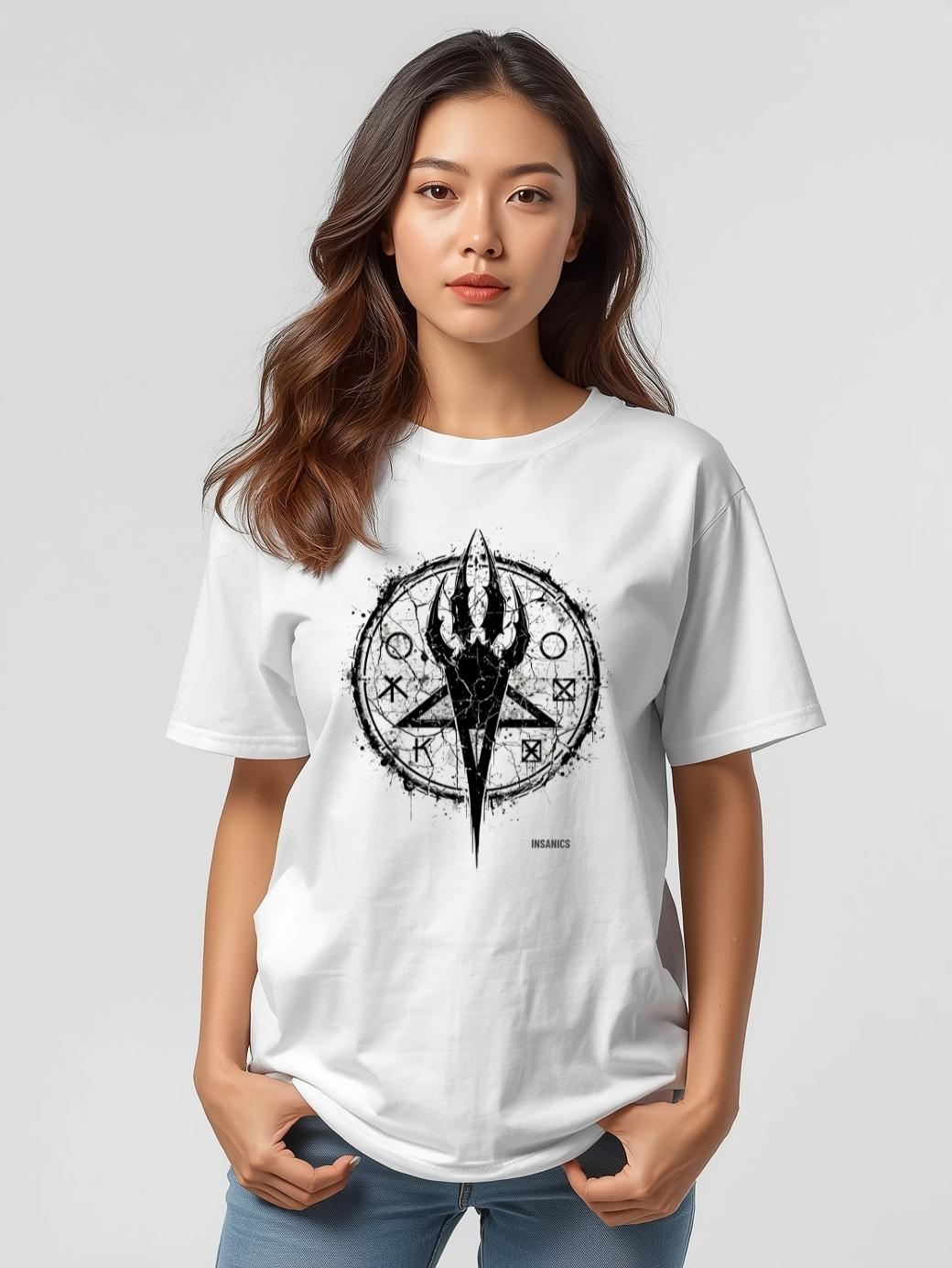 Distressed Rune Sigil - Unisex Heavy Cotton Tee