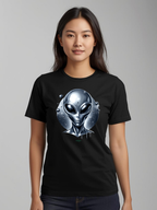Alien Head Graphic - Unisex Heavy Cotton Tee