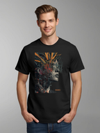 Artful Split Portrait - Unisex Heavy Cotton Tee