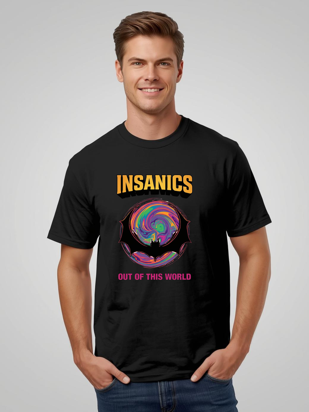 Psychedelic Space  -  Unisex Heavy Cotton Tee